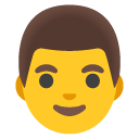 mężczyzna — emotka w stylu Google (Android), Noto Emoji