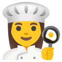 kucharka — emotka w stylu Google (Android), Noto Emoji