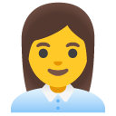 pracownica biurowa — emotka w stylu Google (Android), Noto Emoji