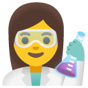 kobieta naukowiec — emotka w stylu Google (Android), Noto Emoji