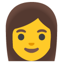 kobieta — emotka w stylu Google (Android), Noto Emoji