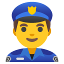 mężczyzna policjant — emotka w stylu Google (Android), Noto Emoji