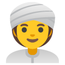 kobieta w turbanie — emotka w stylu Google (Android), Noto Emoji
