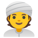 osoba w turbanie — emotka w stylu Google (Android), Noto Emoji