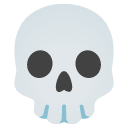 czaszka — emotka w stylu Google (Android), Noto Emoji