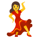 tańcząca kobieta — emotka w stylu Google (Android), Noto Emoji