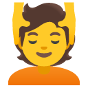 osoba podczas masażu — emotka w stylu Google (Android), Noto Emoji