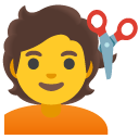 osoba podczas strzyżenia — emotka w stylu Google (Android), Noto Emoji