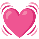 bijące serce — emotka w stylu Google (Android), Noto Emoji