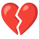 złamane serce — emotka w stylu Google (Android), Noto Emoji