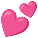 dwa serca — emotka w stylu Google (Android), Noto Emoji