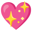 migoczące serce — emotka w stylu Google (Android), Noto Emoji