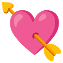 serce przebite strzałą — emotka w stylu Google (Android), Noto Emoji