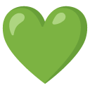 zielone serce — emotka w stylu Google (Android), Noto Emoji