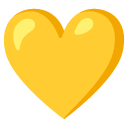 żółte serce — emotka w stylu Google (Android), Noto Emoji