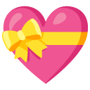 serce ze wstążką — emotka w stylu Google (Android), Noto Emoji