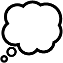 dymek myśli — emotka w stylu Google (Android), Noto Emoji