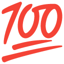 sto punktów — emotka w stylu Google (Android), Noto Emoji