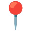 okrągła pinezka — emotka w stylu Google (Android), Noto Emoji