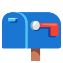 zamknięta skrzynka pocztowa z opuszczoną flagą — emotka w stylu Google (Android), Noto Emoji