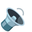średnia głośność głośnika — emotka w stylu Google (Android), Noto Emoji