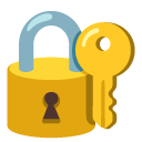 zamknięta kłódka z kluczem — emotka w stylu Google (Android), Noto Emoji