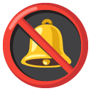 przekreślony dzwonek — emotka w stylu Google (Android), Noto Emoji