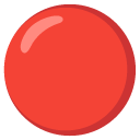 czerwone koło — emotka w stylu Google (Android), Noto Emoji