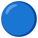 niebieskie koło — emotka w stylu Google (Android), Noto Emoji