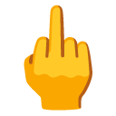 środkowy palec — emotka w stylu Google (Android), Noto Emoji