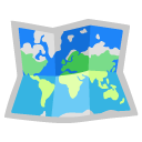 mapa świata — emotka w stylu Google (Android), Noto Emoji
