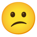 zdezorientowana twarz — emotka w stylu Google (Android), Noto Emoji