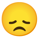 rozczarowana twarz — emotka w stylu Google (Android), Noto Emoji