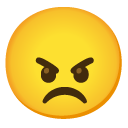 zagniewana twarz — emotka w stylu Google (Android), Noto Emoji