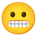 twarz z grymasem — emotka w stylu Google (Android), Noto Emoji