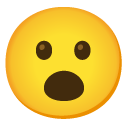 twarz z otwartymi ustami — emotka w stylu Google (Android), Noto Emoji