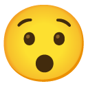zdumiona twarz — emotka w stylu Google (Android), Noto Emoji