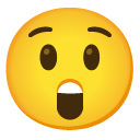 zadziwiona twarz — emotka w stylu Google (Android), Noto Emoji