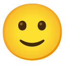 lekko uśmiechnięta twarz — emotka w stylu Google (Android), Noto Emoji