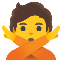 osoba pokazująca gest NIE — emotka w stylu Google (Android), Noto Emoji