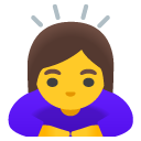 kobieta w ukłonie — emotka w stylu Google (Android), Noto Emoji