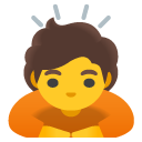 osoba w ukłonie — emotka w stylu Google (Android), Noto Emoji