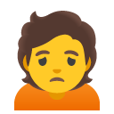 zachmurzona osoba — emotka w stylu Google (Android), Noto Emoji