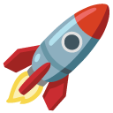rakieta — emotka w stylu Google (Android), Noto Emoji