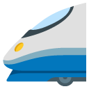 szybki pociąg — emotka w stylu Google (Android), Noto Emoji