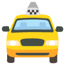 nadjeżdżająca taksówka — emotka w stylu Google (Android), Noto Emoji