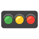 pozioma sygnalizacja uliczna — emotka w stylu Google (Android), Noto Emoji