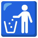 znak kosza na śmieci — emotka w stylu Google (Android), Noto Emoji