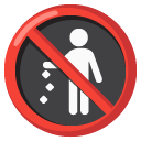 zakaz śmiecenia — emotka w stylu Google (Android), Noto Emoji