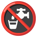 woda niezdatna do picia — emotka w stylu Google (Android), Noto Emoji